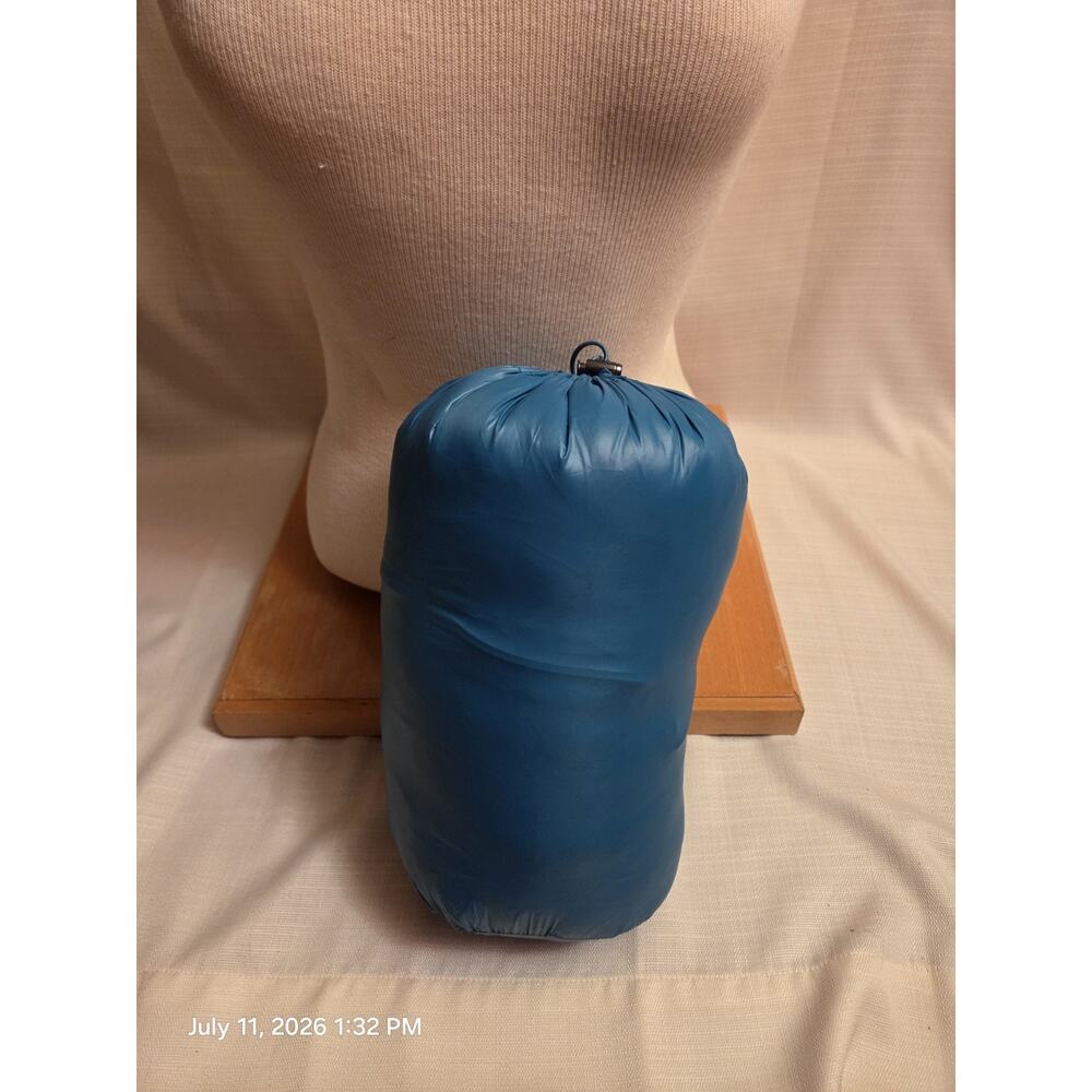 Woman Within Women’s Hooded Packable Insulated Full-Zip Puffer Jacket Blue 4X - Picture 5 of 5
